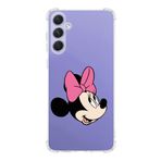 Printify Samsung Galaxy A54 Uyumlu Köşe Korumalı Antişok Kapak Minnie Mouse Tasarımlı Şeffaf Silikon Kılıf