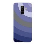 PrintiFy Samsung Galaxy A6 2018 Plus ile Uyumlu Kapak Renk Cümbüşü D Lila Tasarımlı 1mm Fit Şeffaf Silikon Kılıf