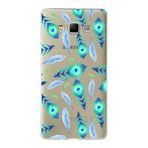 PrintiFy Samsung Galaxy A7 ile Uyumlu 1mm Slim Fit Nazar Boncuğu 3 Baskılı Şeffaf Kılıf