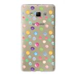 PrintiFy Samsung Galaxy A7 ile Uyumlu 1mm Slim Fit Water Color 6 Baskılı Şeffaf Kılıf