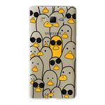 PrintiFy Samsung Galaxy A7 ile Uyumlu Kapak Duck Tasarımlı 1mm Fit Şeffaf Silikon Kılıf