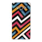 PrintiFy Samsung Galaxy A7 ile Uyumlu Kapak Labirent Grafiti Tasarımlı 1mm Fit Şeffaf Silikon Kılıf