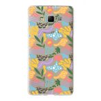 PrintiFy Samsung Galaxy A7 ile Uyumlu Kapak Memphis Desen - 2 Tasarımlı 1mm Fit Şeffaf Silikon Kılıf