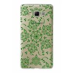 PrintiFy Samsung Galaxy A7 ile Uyumlu Kapak Nostalji Desen - A Tasarımlı 1mm Fit Şeffaf Silikon Kılıf