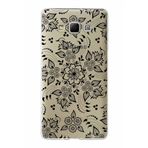 PrintiFy Samsung Galaxy A7 ile Uyumlu Kapak Nostalji Desen - B Tasarımlı 1mm Fit Şeffaf Silikon Kılıf
