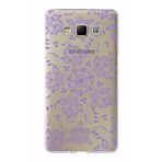 PrintiFy Samsung Galaxy A7 ile Uyumlu Kapak Nostalji Desen - D Tasarımlı 1mm Fit Şeffaf Silikon Kılıf