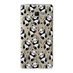 PrintiFy Samsung Galaxy A7 ile Uyumlu Kapak Panda Tasarımlı 1mm Fit Şeffaf Silikon Kılıf