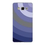 PrintiFy Samsung Galaxy A7 ile Uyumlu Kapak Renk Cümbüşü D Lila Tasarımlı 1mm Fit Şeffaf Silikon Kılıf