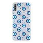 PrintiFy Samsung Galaxy A70 ile Uyumlu 1mm Slim Fit Nazar Boncuğu 1 Baskılı Şeffaf Kılıf