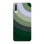 PrintiFy Samsung Galaxy A70s ile Uyumlu Kapak Renk Cümbüşü C Haki Tasarımlı 1mm Fit Şeffaf Silikon Kılıf