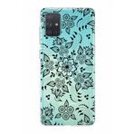 PrintiFy Samsung Galaxy A71 ile Uyumlu Kapak Nostalji Desen - B Tasarımlı 1mm Fit Şeffaf Silikon Kılıf