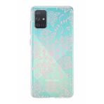 PrintiFy Samsung Galaxy A71 ile Uyumlu Kapak Nostalji Desen - C Tasarımlı 1mm Fit Şeffaf Silikon Kılıf