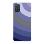 PrintiFy Samsung Galaxy A71 ile Uyumlu Kapak Renk Cümbüşü D Lila Tasarımlı 1mm Fit Şeffaf Silikon Kılıf