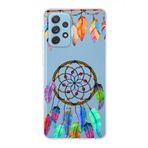 PrintiFy Samsung Galaxy A72 ile Uyumlu 1mm Slim Fit Nazar Boncuğu 6 Baskılı Şeffaf Kılıf