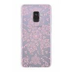 PrintiFy Samsung Galaxy A8 2018 ile Uyumlu Kapak Nostalji Desen - C Tasarımlı 1mm Fit Şeffaf Silikon Kılıf