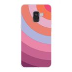 PrintiFy Samsung Galaxy A8 2018 ile Uyumlu Kapak Renk Cümbüşü F Pembe Tasarımlı 1mm Fit Şeffaf Silikon Kılıf