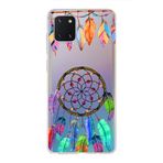 PrintiFy Samsung Galaxy A81 ile Uyumlu 1mm Slim Fit Nazar Boncuğu 6 Baskılı Şeffaf Kılıf