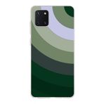 PrintiFy Samsung Galaxy A81 ile Uyumlu Kapak Renk Cümbüşü C Haki Tasarımlı 1mm Fit Şeffaf Silikon Kılıf