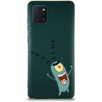 Printify Samsung Galaxy A81 Soft Premier Kapak Plankton Tasarımlı Silikon Cep Telefonu Kılıfı