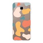 PrintiFy Samsung Galaxy J4 Core ile Uyumlu Kapak Grunge Tasarımlı 1mm Fit Şeffaf Silikon Kılıf