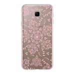 PrintiFy Samsung Galaxy J4 Core ile Uyumlu Kapak Nostalji Desen - C Tasarımlı 1mm Fit Şeffaf Silikon Kılıf