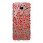 PrintiFy Samsung Galaxy J4 Core ile Uyumlu Kapak Nostalji Desen - E Tasarımlı 1mm Fit Şeffaf Silikon Kılıf