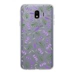 PrintiFy Samsung Galaxy J4 ile Uyumlu 1mm Slim Fit Water Color 3 Baskılı Şeffaf Kılıf