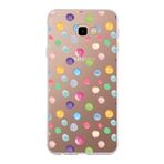 PrintiFy Samsung Galaxy J4 Plus ile Uyumlu 1mm Slim Fit Water Color 6 Baskılı Şeffaf Kılıf