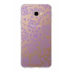 PrintiFy Samsung Galaxy J4 Plus ile Uyumlu Kapak Nostalji Desen - D Tasarımlı 1mm Fit Şeffaf Silikon Kılıf