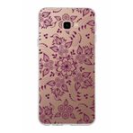 PrintiFy Samsung Galaxy J4 Plus ile Uyumlu Kapak Nostalji Desen - F Tasarımlı 1mm Fit Şeffaf Silikon Kılıf