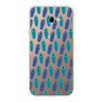 PrintiFy Samsung Galaxy J4+ Plus ile Uyumlu Nazar Boncuğu 4 Kamera Korumalı Şeffaf Silikon Kılıf