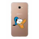 PrintiFy Samsung Galaxy J4 Plus Uyumlu Kamera Korumalı Kapak Donald Duck E Tasarımlı Şeffaf Kılıf