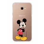 PrintiFy Samsung Galaxy J4 Plus Uyumlu Kamera Korumalı Kapak Mickey Mouse B Tasarımlı Şeffaf Kılıf