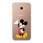 PrintiFy Samsung Galaxy J4 Plus Uyumlu Kamera Korumalı Kapak Mickey Mouse C Tasarımlı Şeffaf Kılıf