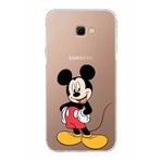 PrintiFy Samsung Galaxy J4 Plus Uyumlu Kamera Korumalı Kapak Mickey Mouse E Tasarımlı Şeffaf Kılıf