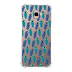 PrintiFy Samsung Galaxy J4+ Plus Uyumlu Nazar Boncuğu 4 Baskılı Şeffaf Köşe Korumalı Antişok Kılıf