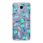 PrintiFy Samsung Galaxy J6 2018 ile Uyumlu 1mm Slim Fit Nazar Boncuğu 3 Baskılı Şeffaf Kılıf