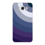 PrintiFy Samsung Galaxy J7 2016 ile Uyumlu Kapak Renk Cümbüşü E Mavi Tasarımlı 1mm Fit Şeffaf Silikon Kılıf
