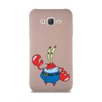 Printify Samsung Galaxy J7 Core Soft Premier Kapak Bay Yengeç Tasarımlı Silikon Cep Telefonu Kılıf