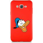 Printify Samsung Galaxy J7 Core Soft Premier Kapak Donald Duck-E Tasarımlı Silikon Cep Telefonu Kılıfı
