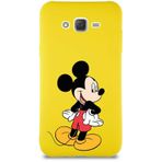 Printify Samsung Galaxy J7 Core Soft Premier Kapak Mickey Mouse-D Tasarımlı Silikon Cep Telefonu Kılıfı