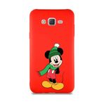 Printify Samsung Galaxy J7 Core Soft Premier Kapak Mickey Mouse-G Tasarımlı Silikon Cep Telefonu Kılıfı