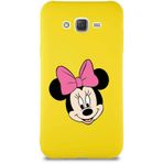 Printify Samsung Galaxy J7 Core Soft Premier Kapak Minnie Mouse-C Tasarımlı Silikon Cep Telefonu Kılıfı