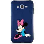 Printify Samsung Galaxy J7 Core Soft Premier Kapak Minnie Mouse-E Tasarımlı Silikon Cep Telefonu Kılıfı