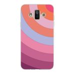 PrintiFy Samsung Galaxy J7 Duo ile Uyumlu Kapak Renk Cümbüşü F Pembe Tasarımlı 1mm Fit Şeffaf Silikon Kılıf