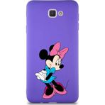 Printify Samsung Galaxy J7 Prime 2 Soft Premier Kapak Minnie Mouse-F Tasarımlı Silikon Cep Telefonu Kılıfı