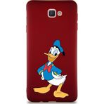 Printify Samsung Galaxy J7 Prime Soft Premier Kapak Donald Duck-C Tasarımlı Silikon Cep Telefonu Kılıfı