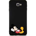 Printify Samsung Galaxy J7 Prime Soft Premier Kapak Mickey Mouse-F Tasarımlı Silikon Cep Telefonu Kılıfı