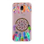 PrintiFy Samsung Galaxy J7 Pro ile Uyumlu 1mm Slim Fit Nazar Boncuğu 6 Baskılı Şeffaf Kılıf