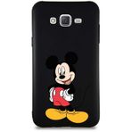 Printify Samsung Galaxy J7 Soft Premier Kapak Mickey Mouse-E Tasarımlı Silikon Cep Telefonu Kılıfı